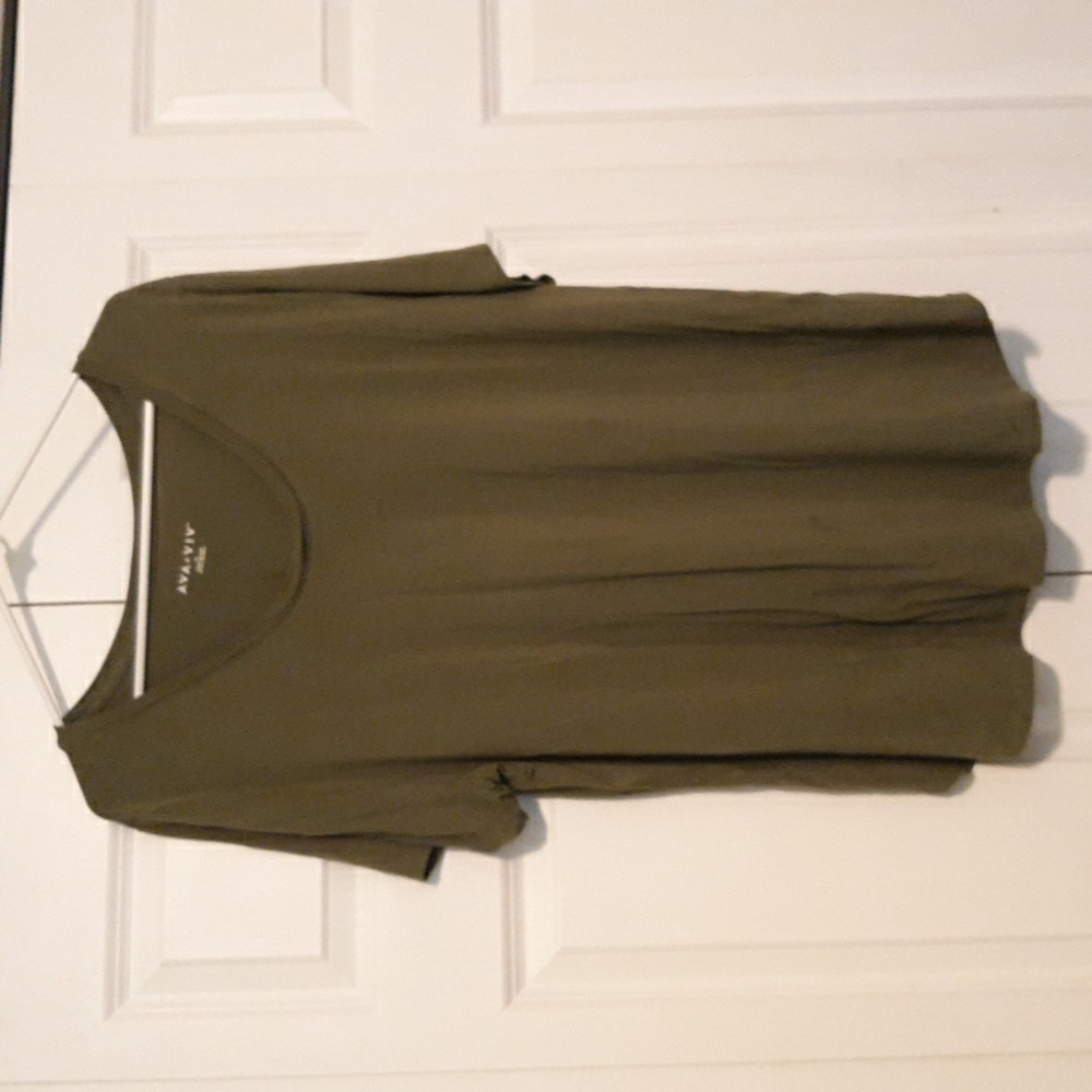 Ava & Viv Olive Teeshirt 1x